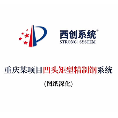 重慶某項目凹頭矩形精制鋼系統（節點深化）