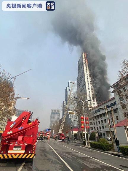 石家莊26層大廈發(fā)生火災，無人員傷亡