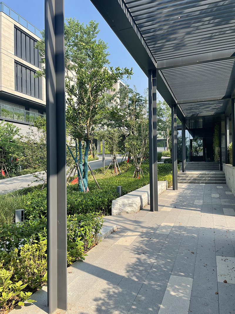 西創系統精制鋼云安小鎮工程案例