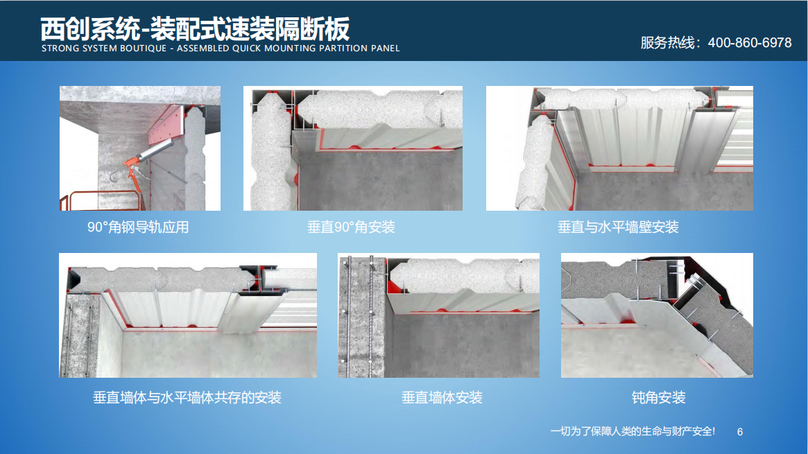 高新技術|新型建材西創系統裝配式速裝隔斷板系統介紹(圖4)