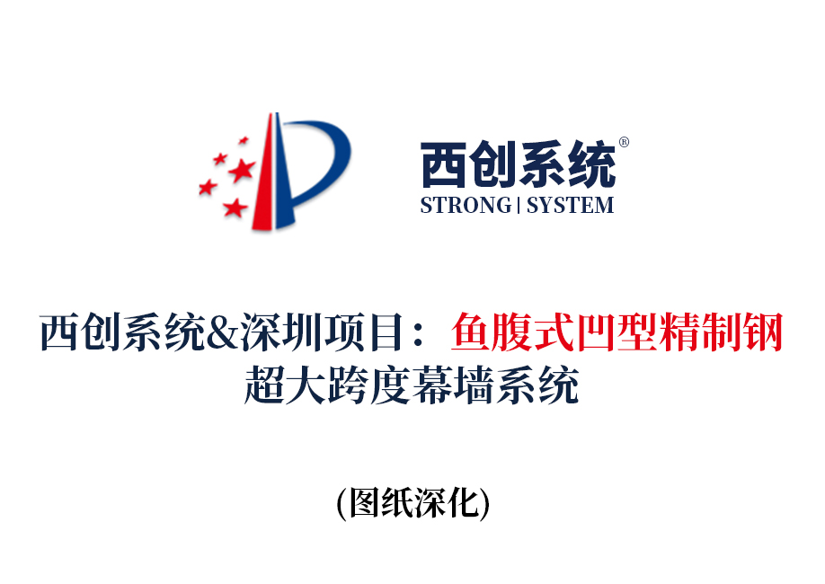 西創(chuàng)系統(tǒng)&深圳項(xiàng)目：魚(yú)腹式凹型精制鋼超大跨度幕墻系統(tǒng)圖紙深化(圖2)