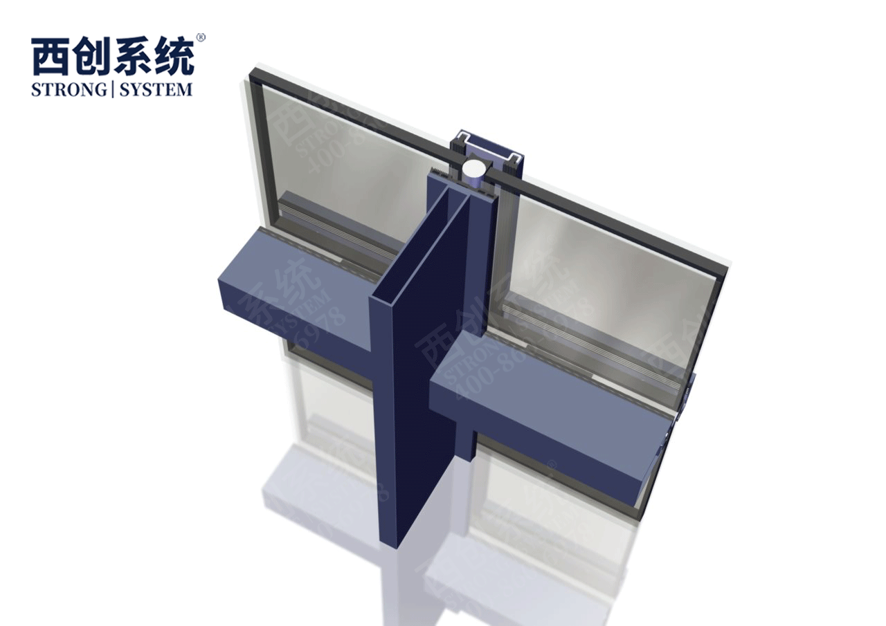 江西新能源科技綜合樓冷彎精制鋼玻璃幕墻系統 —— 西創系統(圖11)