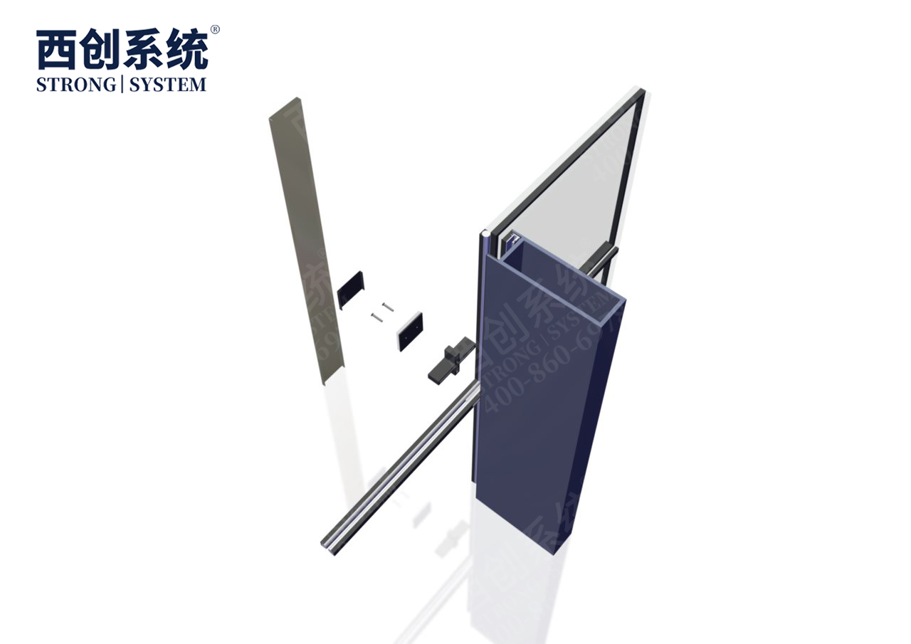 廣東中糧大悅城項目凹型精制鋼玻璃幕墻系統-西創系統(圖7) 廣東中糧大悅城項目凹型精制鋼玻璃幕墻系統-西創系統(圖7)