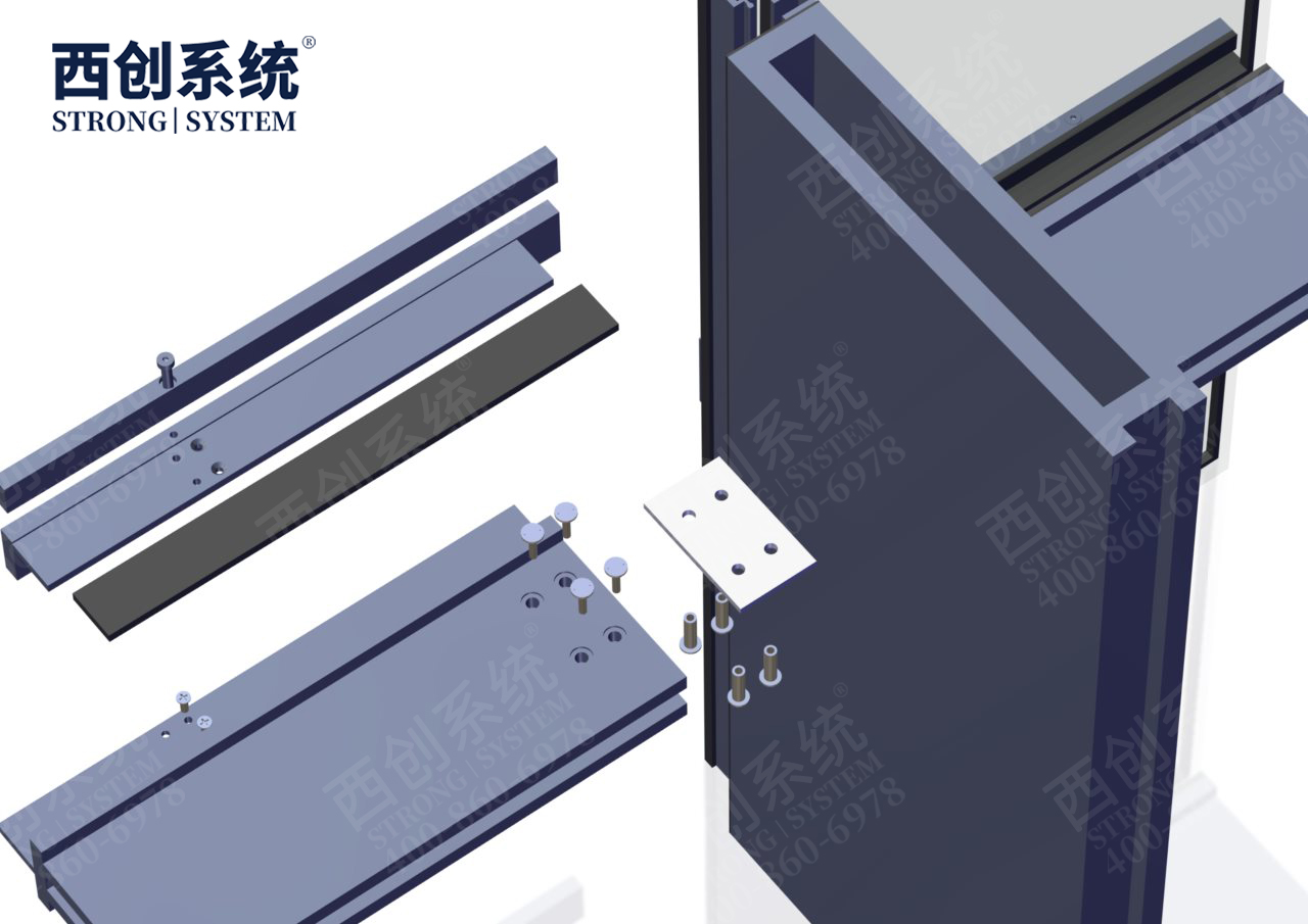  上海項目凹型精制鋼玻璃幕墻系統——西創系統(圖13)